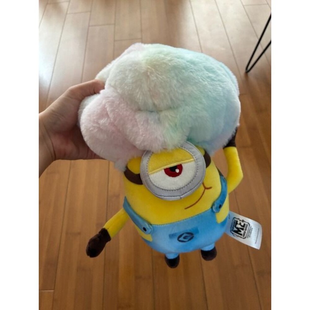 Universal Studios Despicable Me Cotton Candy Hair Minion 12 Inch Plush